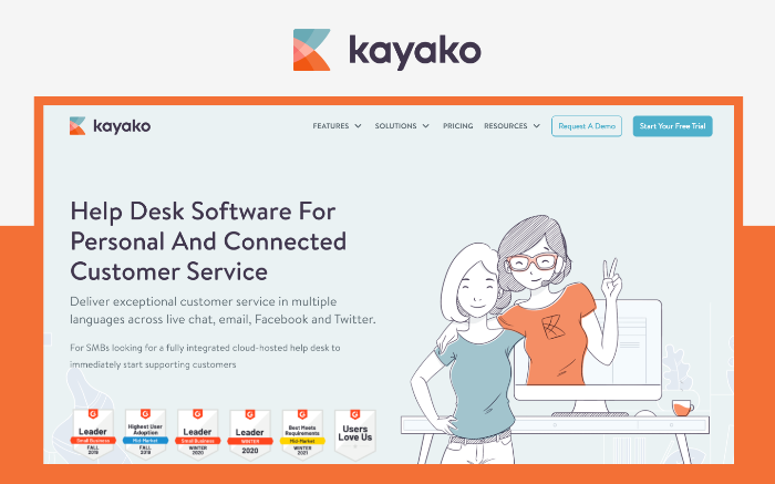 Kayako The Top 10  Help Desk Software 2023 by LabiDesk